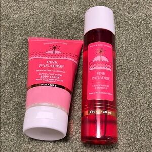Bath & Body Works Pink Paradise Body Care Duo